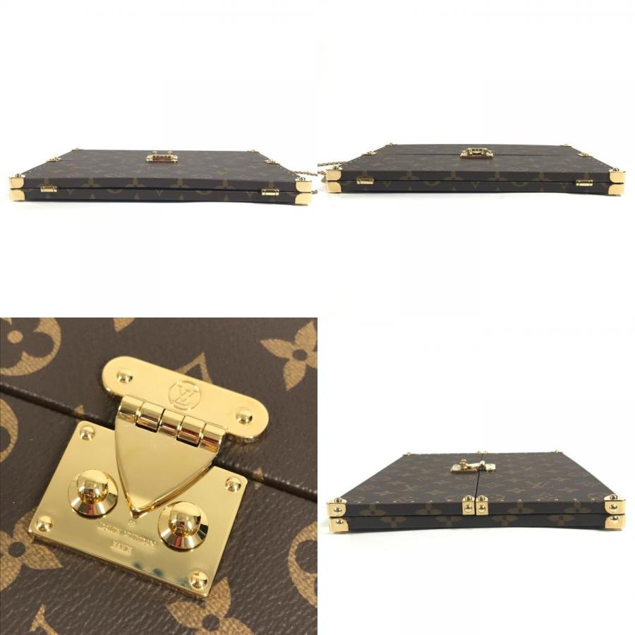 美品 LOUIS VUITTON ルイヴィトン GI0554  ホーム ミラー トランク インテリア 三面鏡 モノグラム 鏡 ブラウン ユニセックス【中古】 | LOUIS VUITTON | 08
