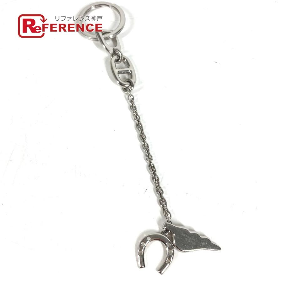 HERMES エルメス ボンヴォヤージュ  チェーン バッグチャーム キーホルダー シルバー ユニセックス【中古】 | HERMES