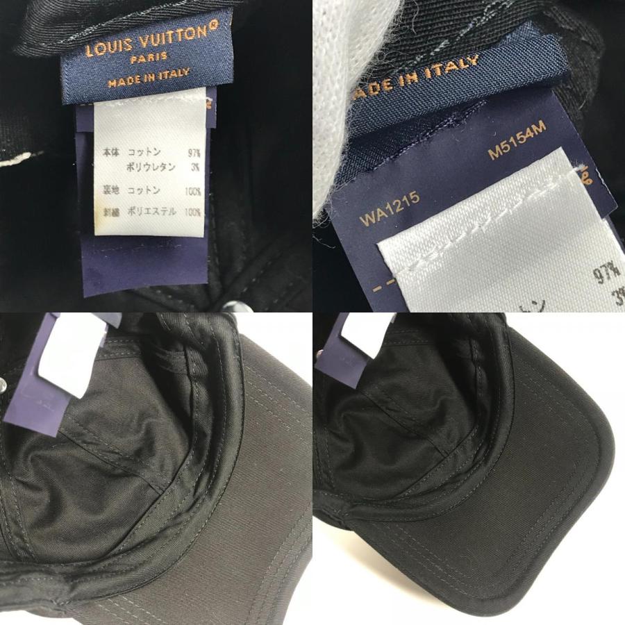 LOUIS VUITTON ルイヴィトン M5154M キャップ LV リーグ 帽子 キャップ帽 ベースボール LVロゴ キャップ ブラック ユニセックス【中古】 | LOUIS VUITTON | 08
