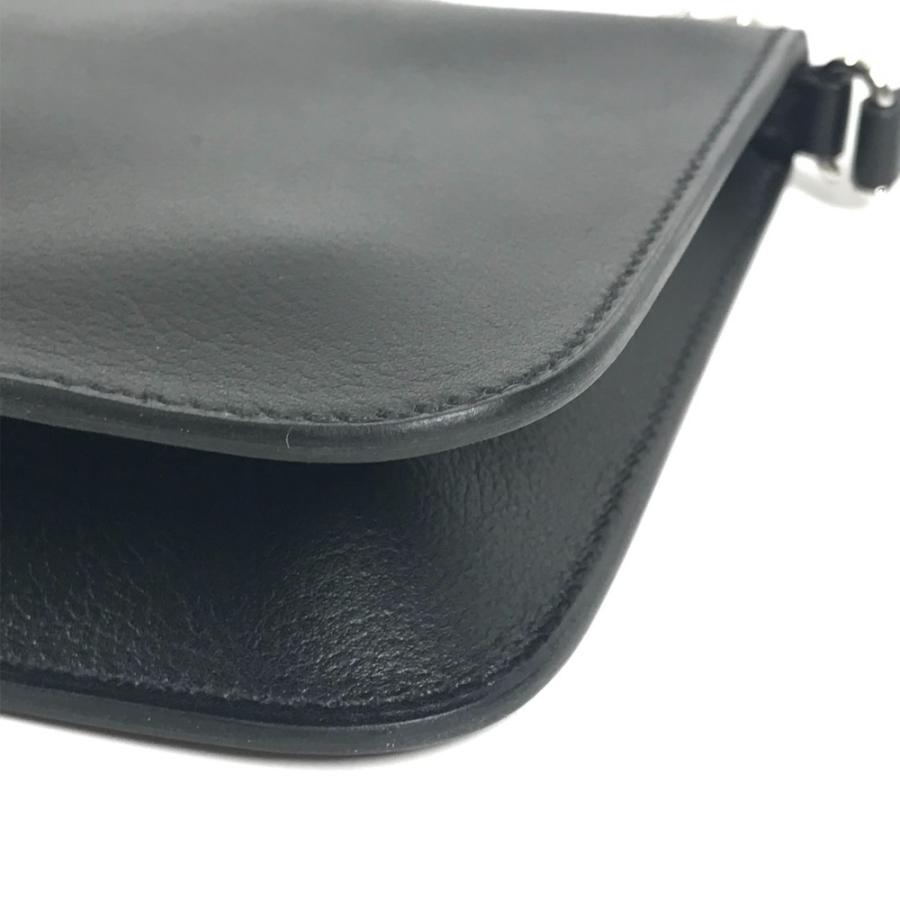 美品 HERMES エルメス ポーチ ハンドバッグ ジップアンゴー トゥーゴー シェーヌダンクル ショルダーバッグ ブラック ユニセックス【中古】 | HERMES | 06