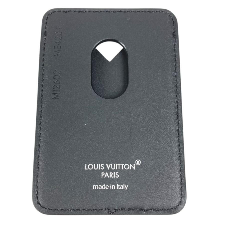 美品 LOUIS VUITTON ルイヴィトン M12602 ポルトカルトマグネット magsafe 名刺 パスケース モノグラムエクリプス カードケース【中古】 | LOUIS VUITTON | 01