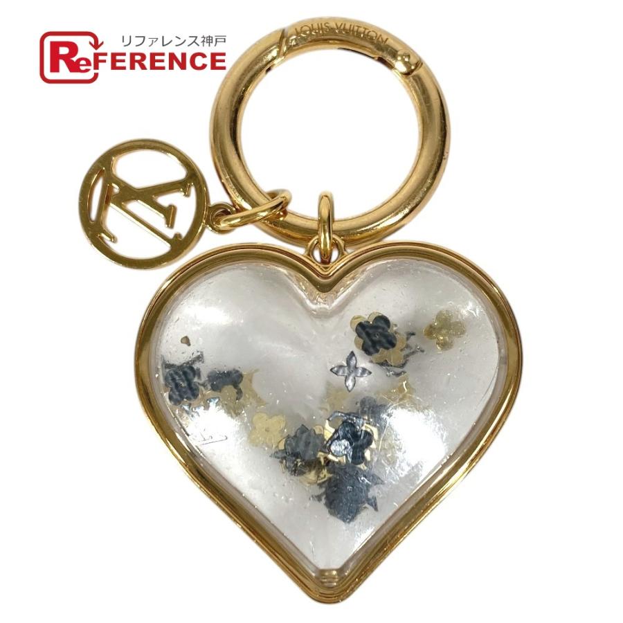 LOUIS VUITTON ルイヴィトン M00559 ポルトクレILVU ポルトクレ ILV U バッグチャーム ハート キーホルダー ゴールド レディース【中古】 | LOUIS VUITTON