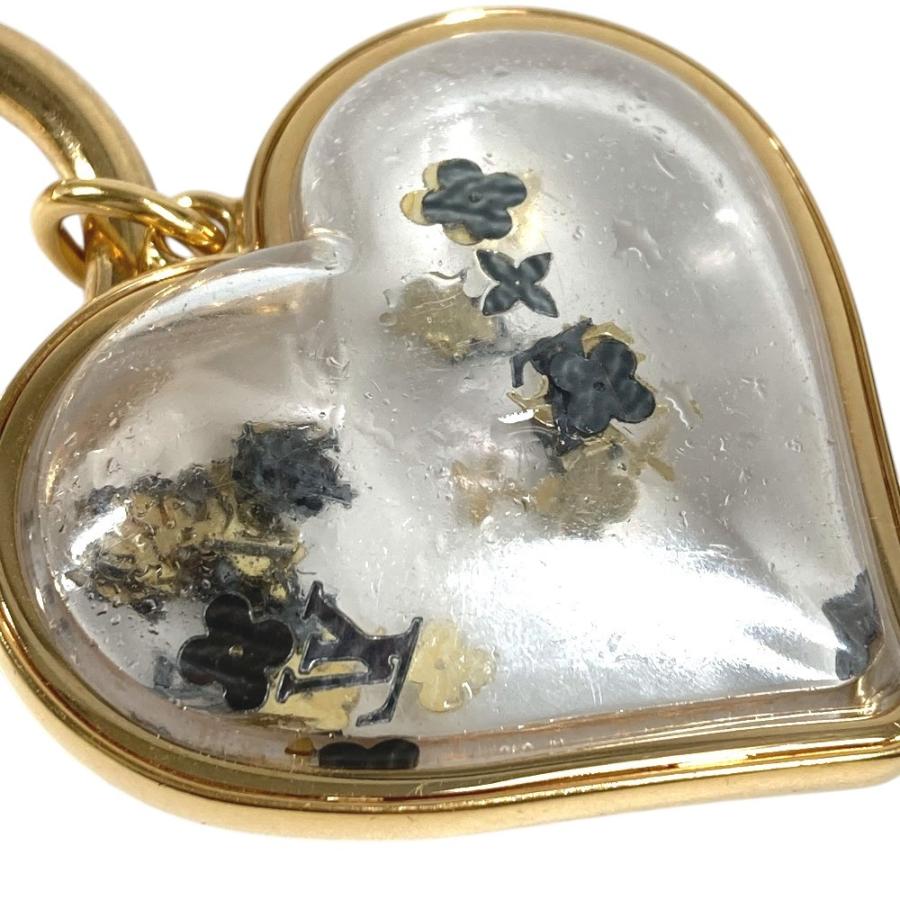 LOUIS VUITTON ルイヴィトン M00559 ポルトクレILVU ポルトクレ ILV U バッグチャーム ハート キーホルダー ゴールド レディース【中古】 | LOUIS VUITTON | 07