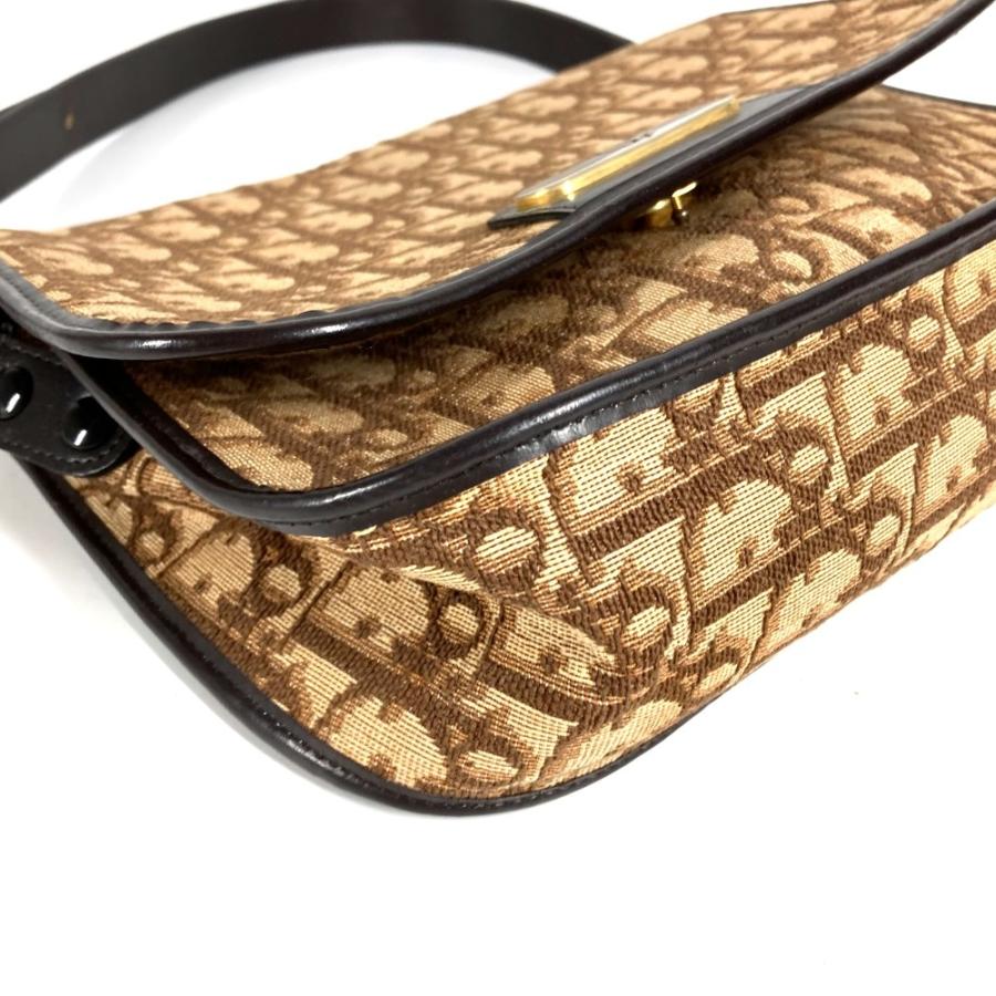 Dior ディオール ロゴ トロッター カバン ハンドバッグ 肩掛け ヴィンテージ ショルダーバッグ ベージュ ユニセックス【中古】 |  | 03