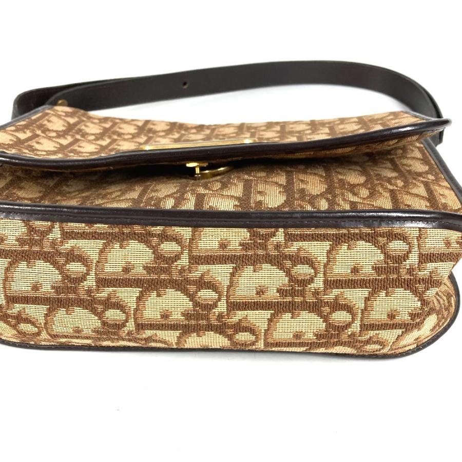 Dior ディオール ロゴ トロッター カバン ハンドバッグ 肩掛け ヴィンテージ ショルダーバッグ ベージュ ユニセックス【中古】 |  | 05