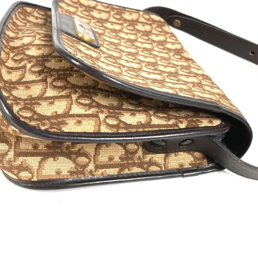 Dior ディオール ロゴ トロッター カバン ハンドバッグ 肩掛け ヴィンテージ ショルダーバッグ ベージュ ユニセックス【中古】 |  | 08