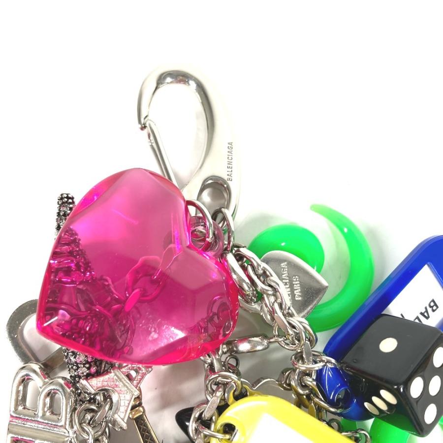 BALENCIAGA バレンシアガ 806026  チャーム キーリング バッグチャーム ピガールコレクター キーホルダー マルチカラー【中古】 | BALENCIAGA | 03