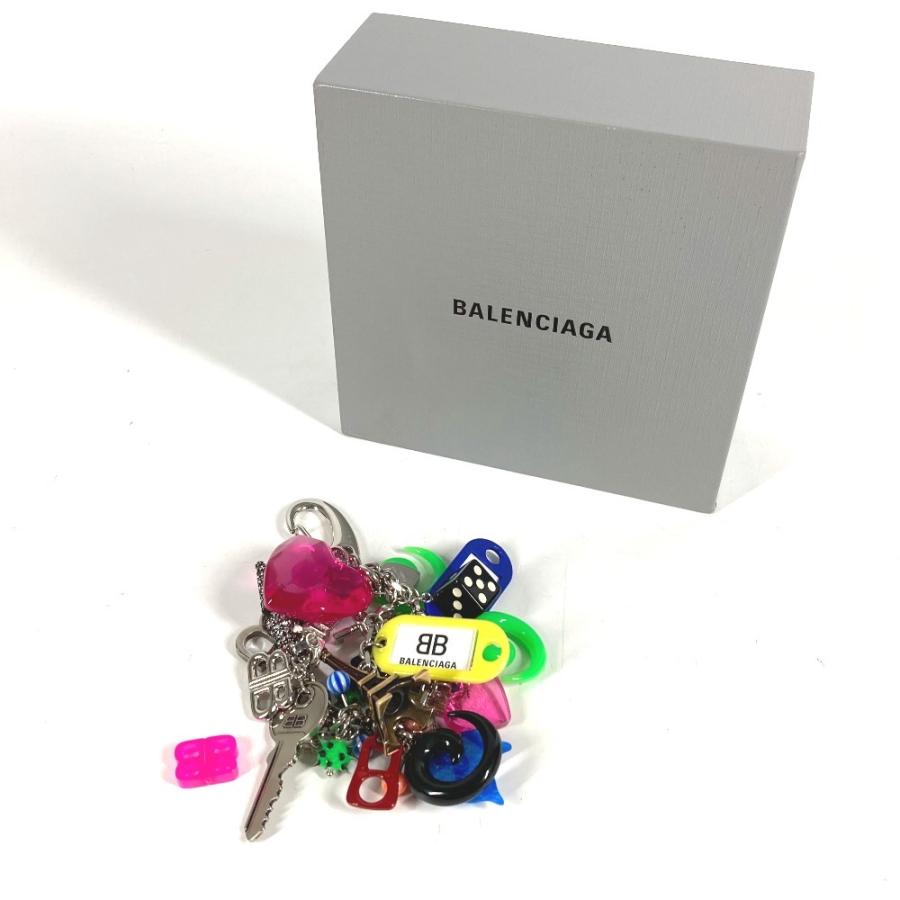 BALENCIAGA バレンシアガ 806026  チャーム キーリング バッグチャーム ピガールコレクター キーホルダー マルチカラー【中古】 | BALENCIAGA | 04