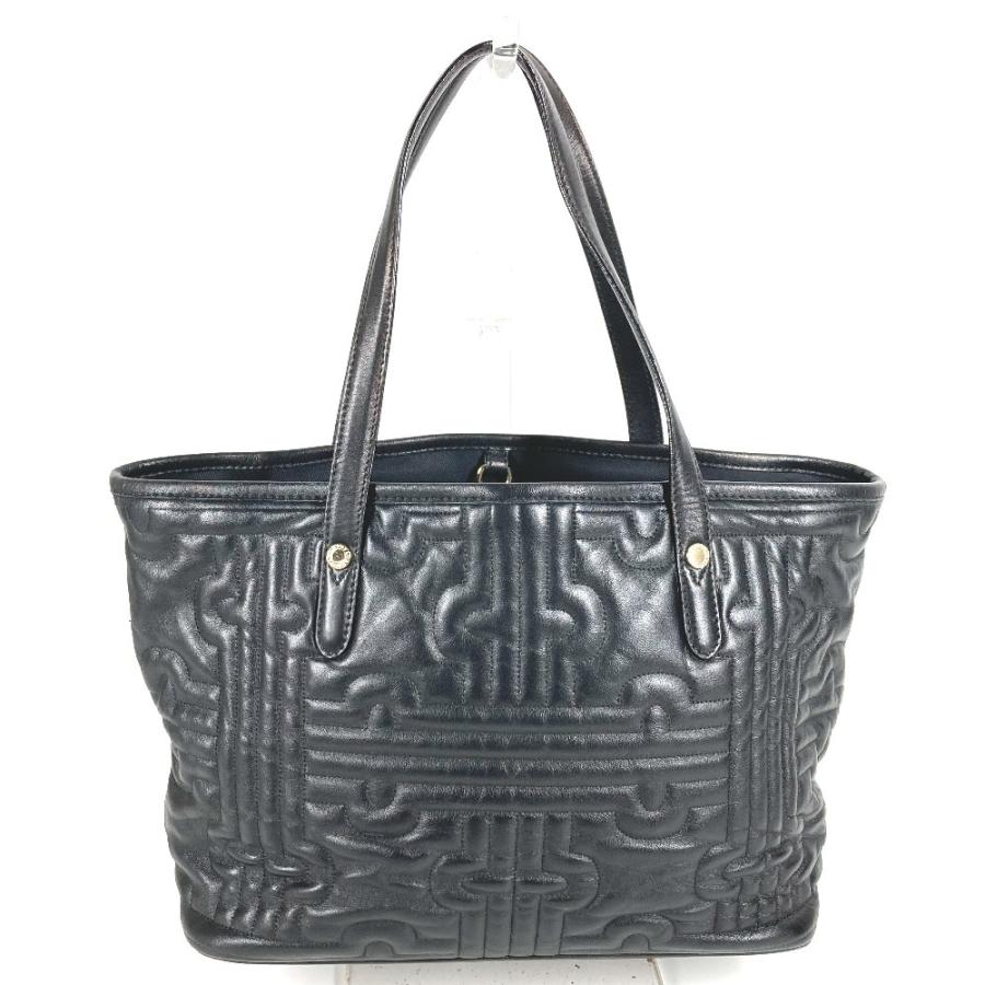 BVLGARI ブルガリ パレンテシ ロゴ カバン ハンドバッグ 肩掛け ショルダーバッグ ブラック ユニセックス【中古】 | BVLGARI | 01
