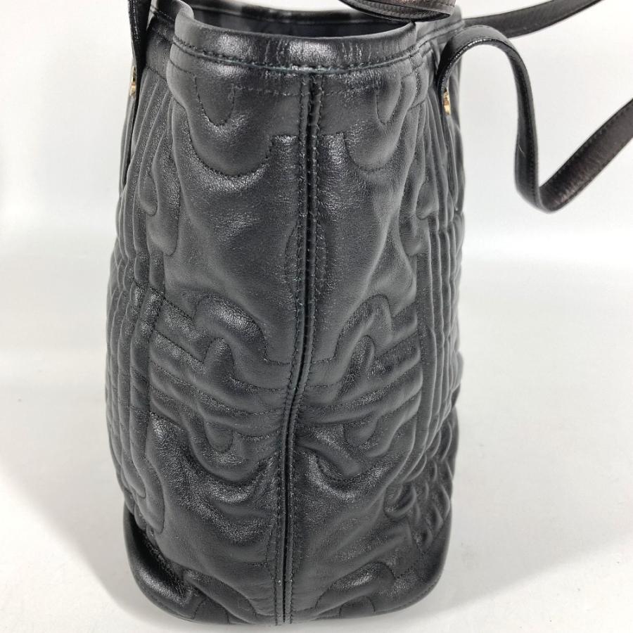 BVLGARI ブルガリ パレンテシ ロゴ カバン ハンドバッグ 肩掛け ショルダーバッグ ブラック ユニセックス【中古】 | BVLGARI | 03