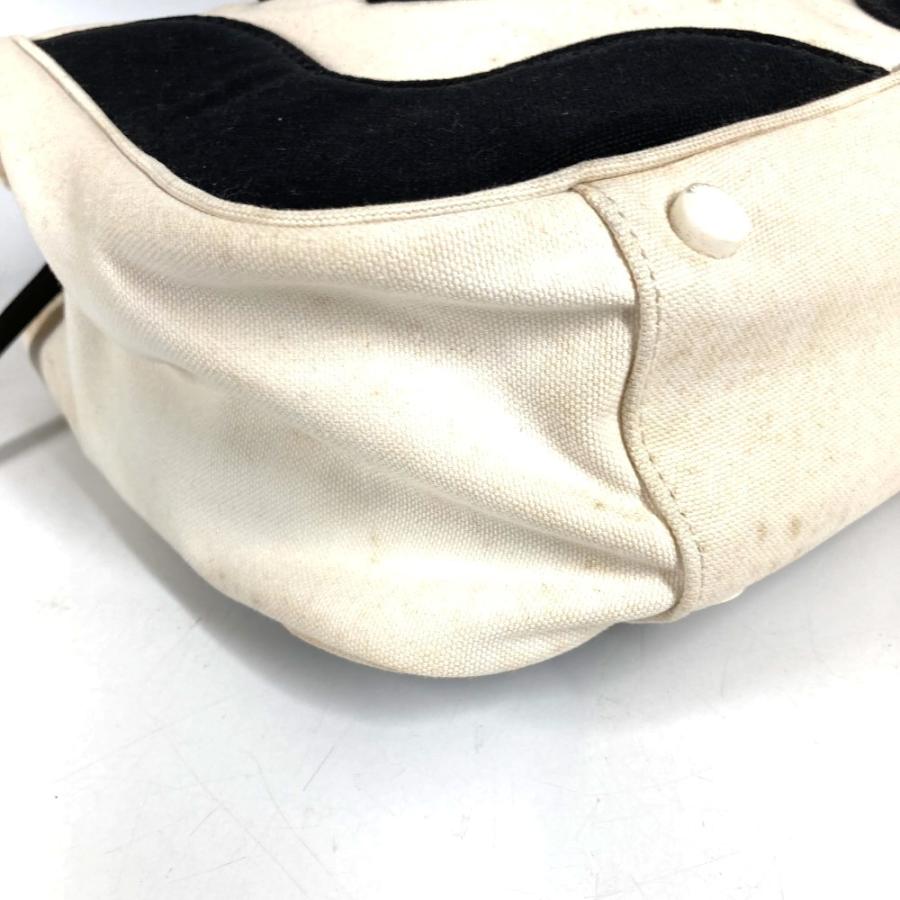 CHANEL シャネル CC ココマーク ロゴ マシュマロ カバン トートバッグ バイカラー ハンドバッグ ブラック レディース【中古】 | CHANEL | 03