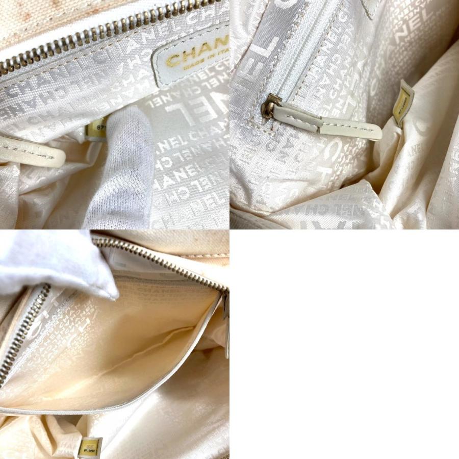 CHANEL シャネル CC ココマーク ロゴ マシュマロ カバン トートバッグ バイカラー ハンドバッグ ブラック レディース【中古】 | CHANEL | 09