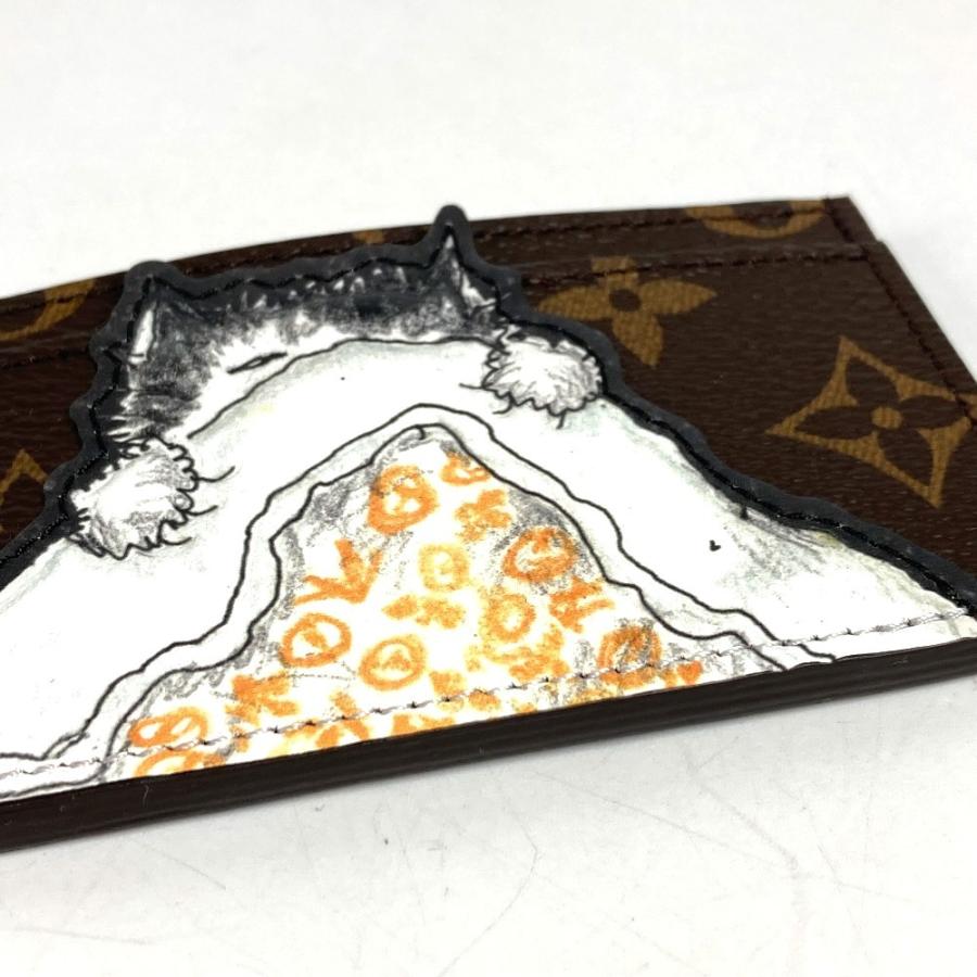 未使用 LOUIS VUITTON ルイヴィトン M15155  ポルトカルトキャットナップ 名刺入れ  モノグラム 猫 ネコ キャット カードケース【中古】 | LOUIS VUITTON | 02