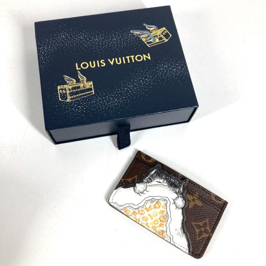 未使用 LOUIS VUITTON ルイヴィトン M15155  ポルトカルトキャットナップ 名刺入れ  モノグラム 猫 ネコ キャット カードケース【中古】 | LOUIS VUITTON | 07