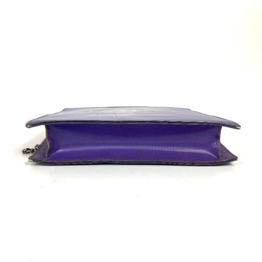 シャネル CHANEL CC ココマーク ホログラム Wチェーンバッグ カバン 肩掛け  ショルダーバッグ PVC/レザー パープル CHANEL（シャネル） CC ココマーク Wチェーンバッグ カバン 肩掛け