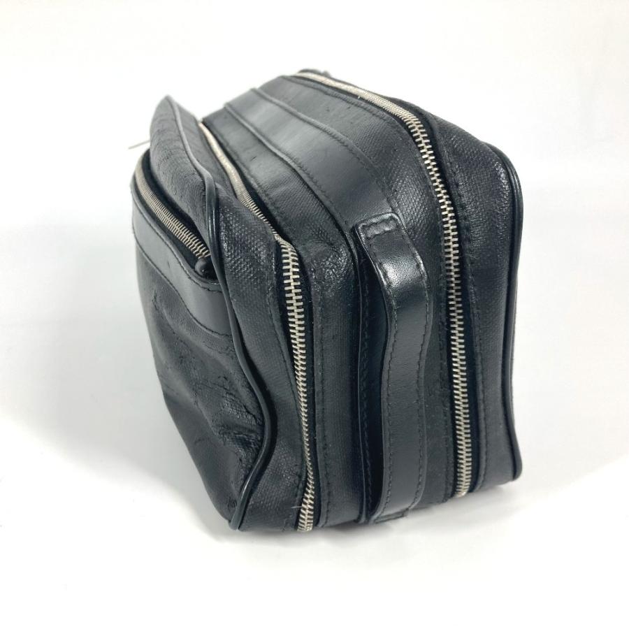Dior ディオール トロッター ロゴ ポーチ クラッチバッグ セカンドバッグ ブラック メンズ【中古】 |  | 03