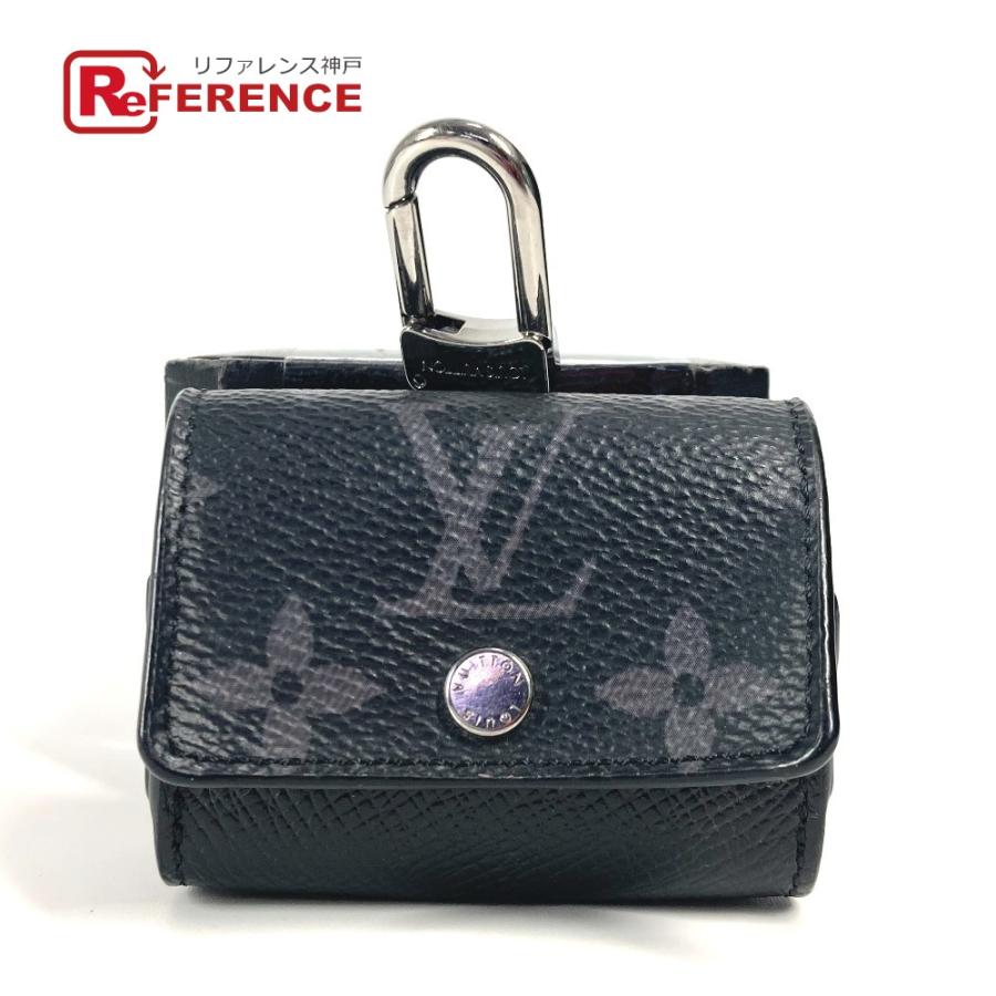 LOUIS VUITTON - ルイヴィトン LOUIS VUITTON LV・イヤホン ポーチ M00341 タイガラマ airpods エアポッズ  イヤフォンケース モノグラムキャンバス ブラック LOUIS VUITTON ルイヴィトン M00341 LV・イヤホン ポーチ