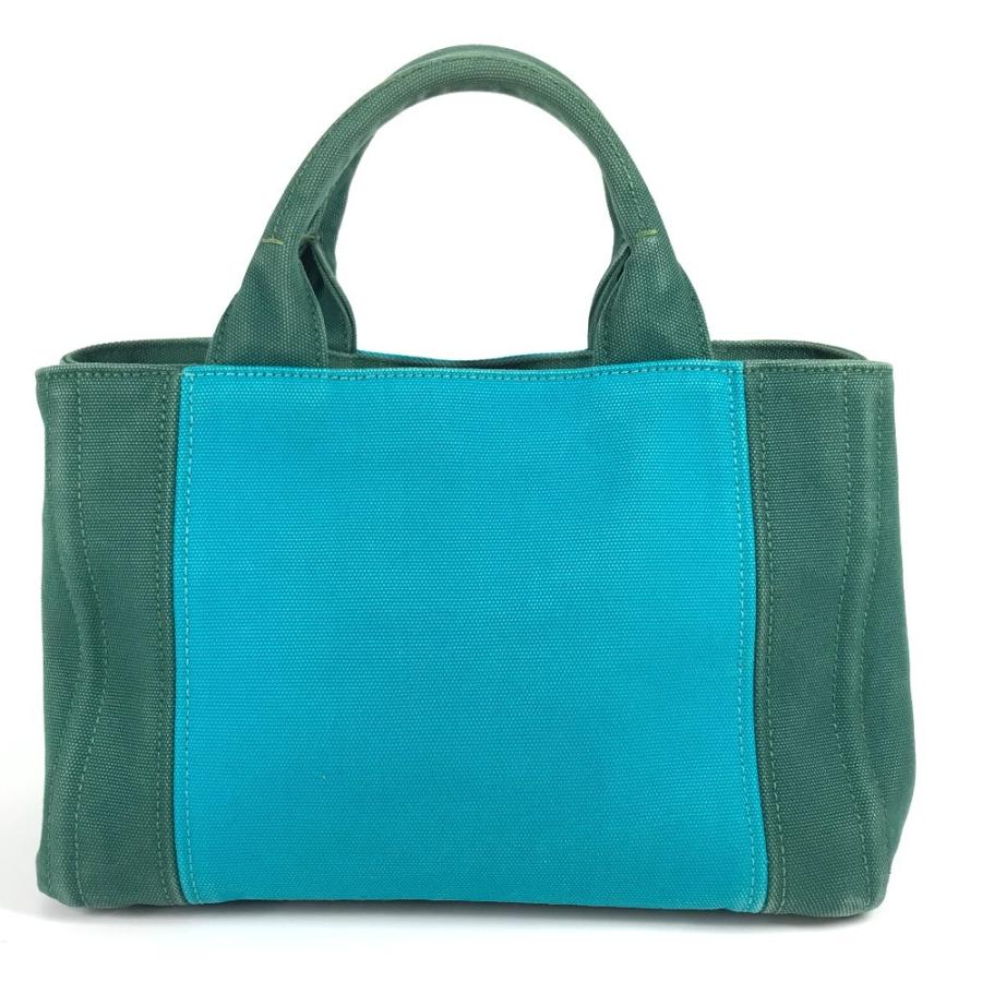 PRADA プラダ カナパ ロゴ ストライプ カバン トートバッグ