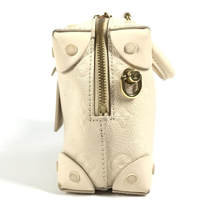 ルイヴィトン LOUIS VUITTON プティットマル スープル  M45394 モノグラムアンプラント カバン ボックスバッグ ハンドバッグ モノグラムアンプラントレザー クレーム ホワイト LOUIS VUITTON（ルイ・ヴィトン） M45394 プティットマル スープル