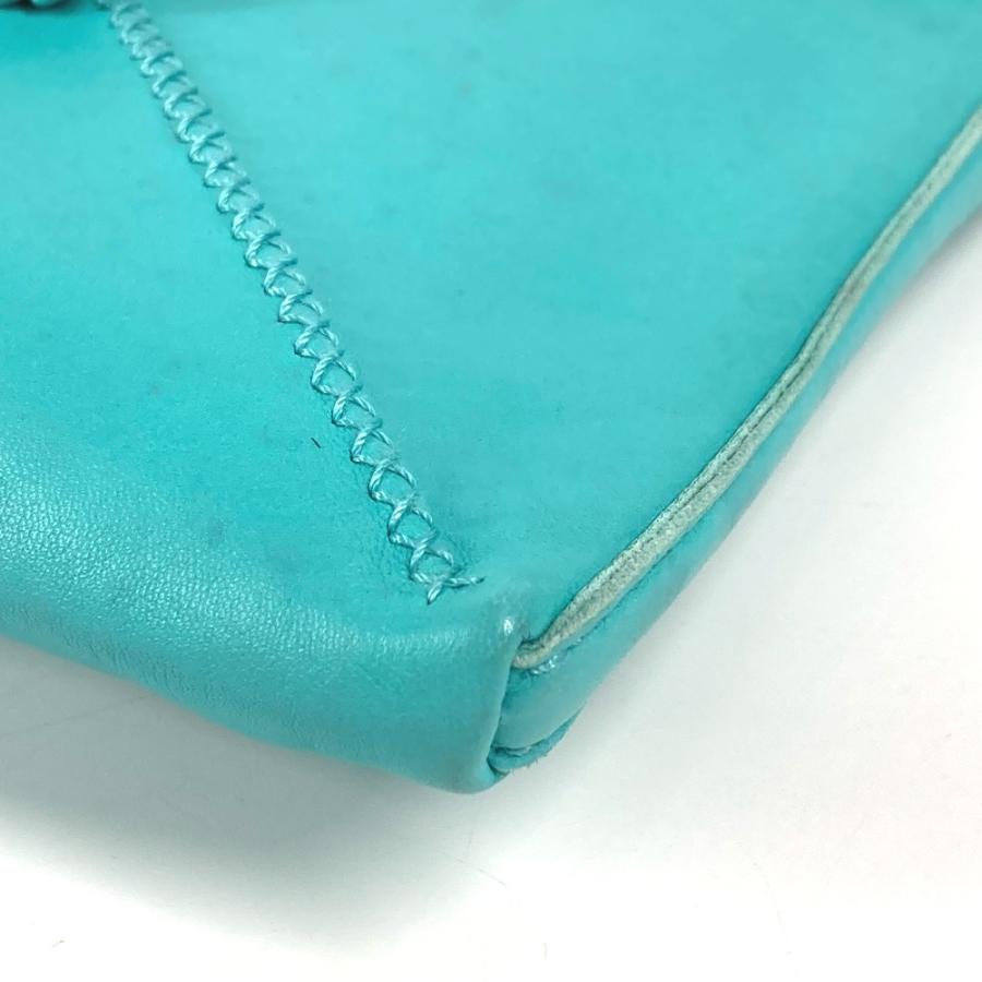 HERMES エルメス サックポンポン カバン 斜め掛け ポシェット タッセル フリンジ ショルダーバッグ ターコイズブルー系 レディース【中古】 | HERMES | 04