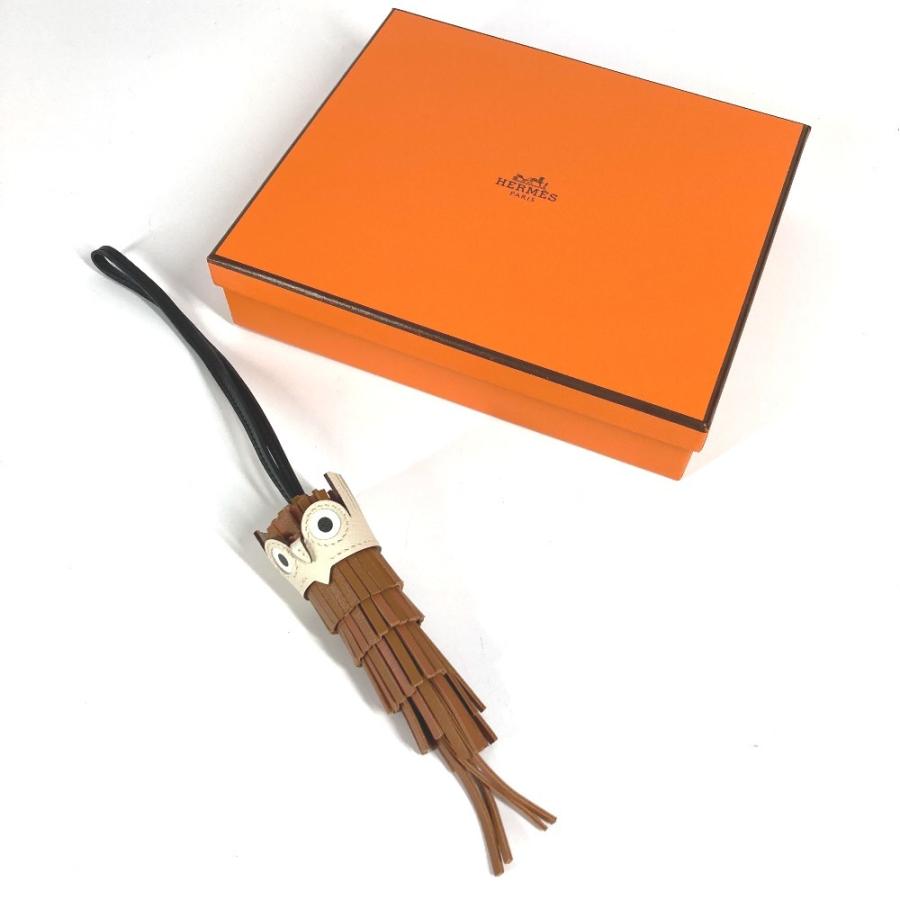 HERMES エルメス バッグチャーム シュエット フクロウ