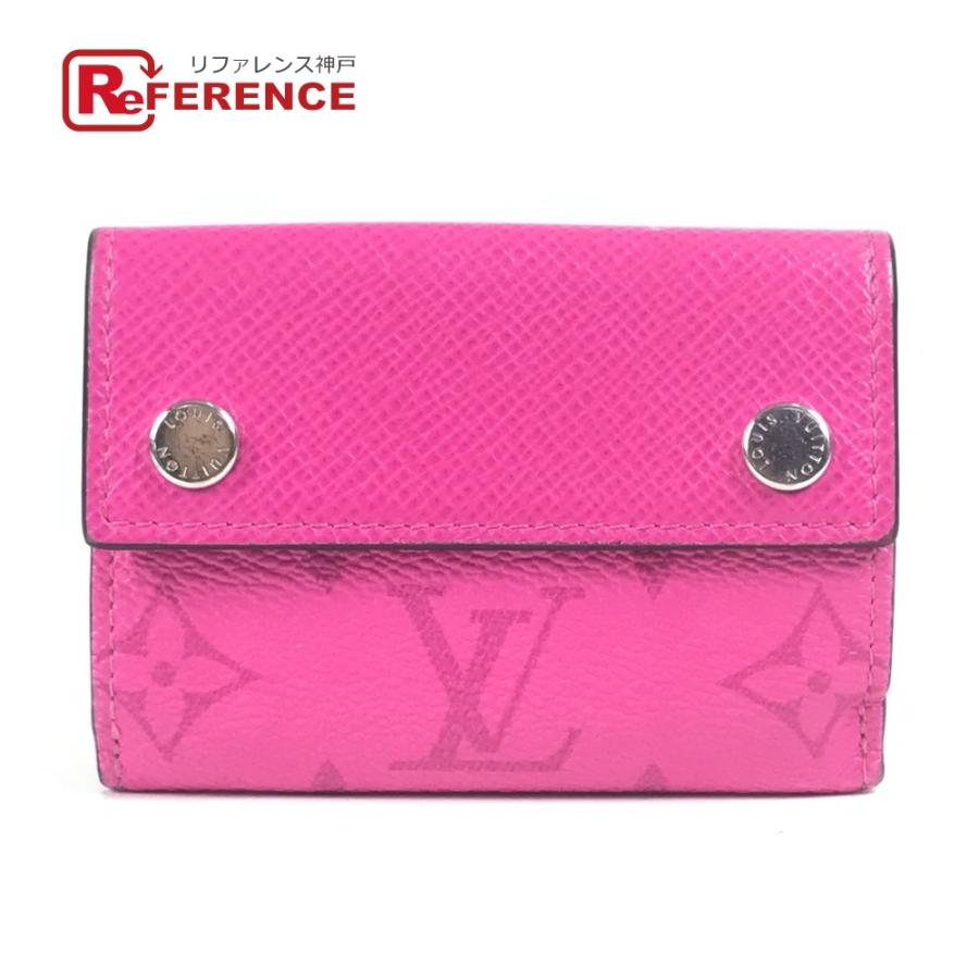 LOUIS VUITTON ルイヴィトン M30773 ディスカバリー コンパクトウォレット コンパクトウォレット タイガラマ 3つ折り財布 ピンク【中古】 | LOUIS VUITTON