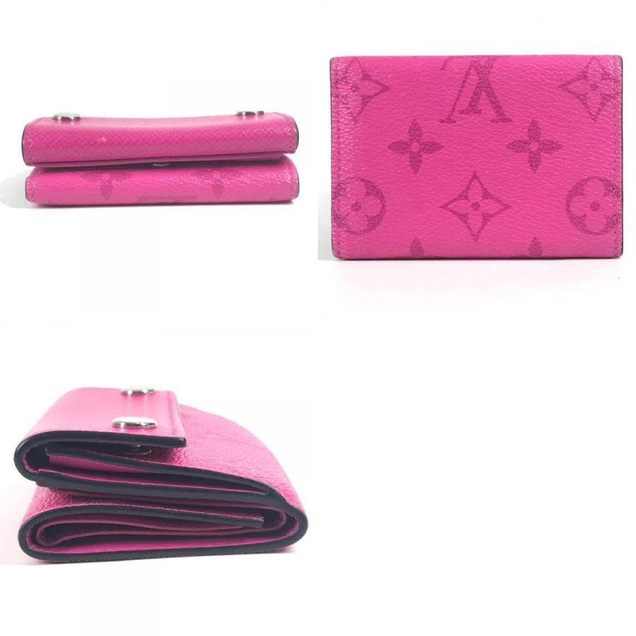 LOUIS VUITTON ルイヴィトン M30773 ディスカバリー コンパクトウォレット コンパクトウォレット タイガラマ 3つ折り財布 ピンク【中古】 | LOUIS VUITTON | 09