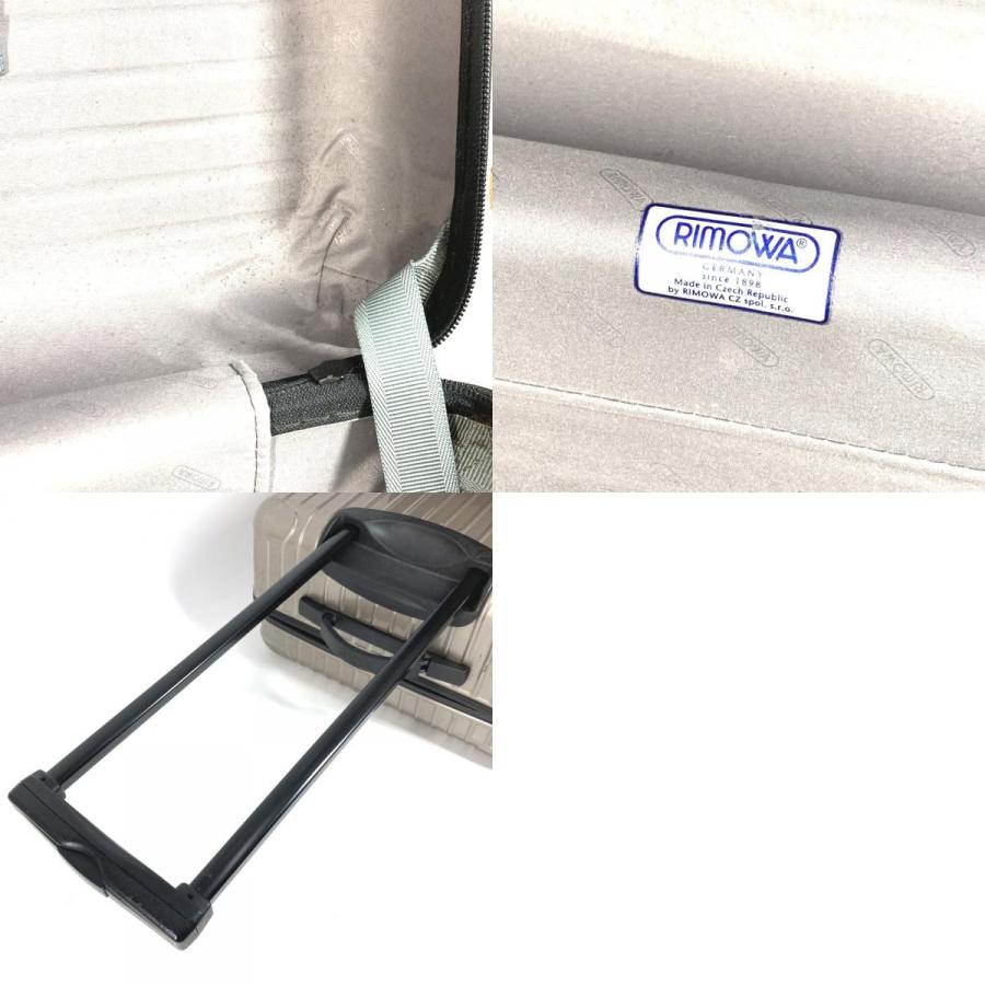 RIMOWA リモワ 859.63.00 サルサ SALSA 64L  スーツケース 2輪 旅行バッグ トラベルバッグ キャリーバッグ メタリック系 【中古】 | RIMOWA | 09