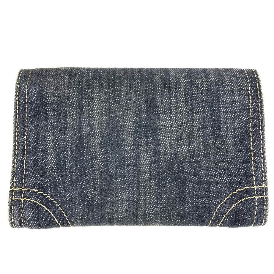 CHANEL シャネル A31991 CC ココマーク 財布 コンパクトウォレット スパークリングデニム 2つ折り財布 ブルー ユニセックス【中古】 | CHANEL | 01