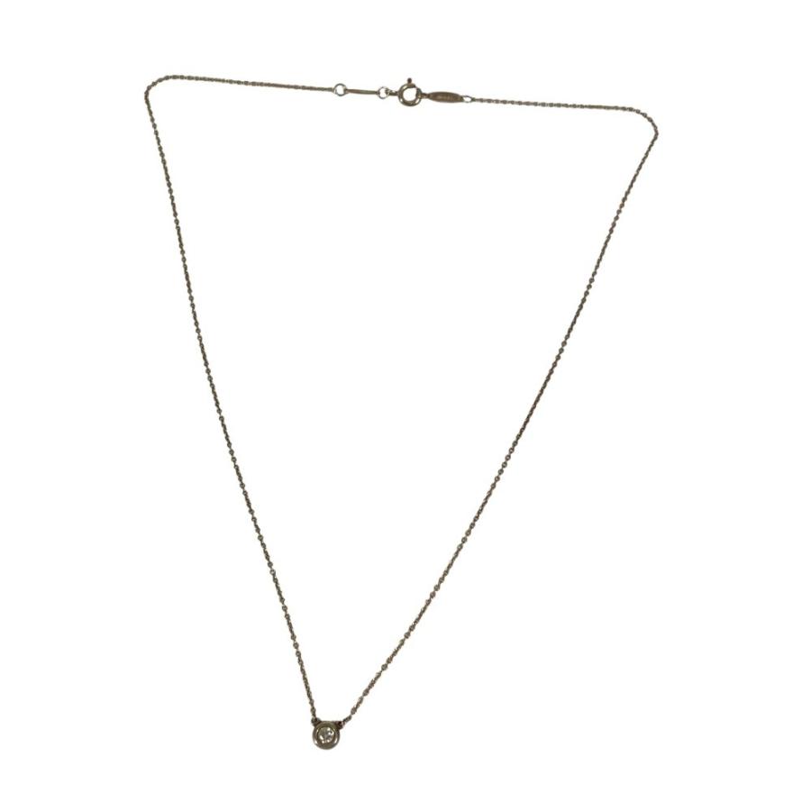 TIFFANY&Co. ティファニー バイザヤード 1PD ダイヤモンド ダイヤ チェーンネックレス ジュエリー アクセサリー ネックレス 【中古】 | TIFFANY&Co. | 01