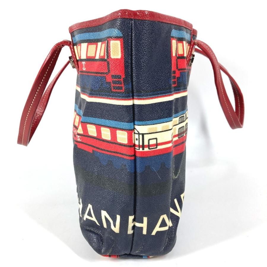 CHANEL シャネル セントラルステーション 肩掛け ショルダーバッグ カバン トートバッグ レッド レディース【中古】 | CHANEL | 02