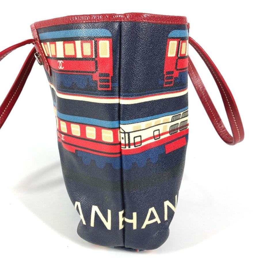 CHANEL シャネル セントラルステーション 肩掛け ショルダーバッグ カバン トートバッグ レッド レディース【中古】 | CHANEL | 03