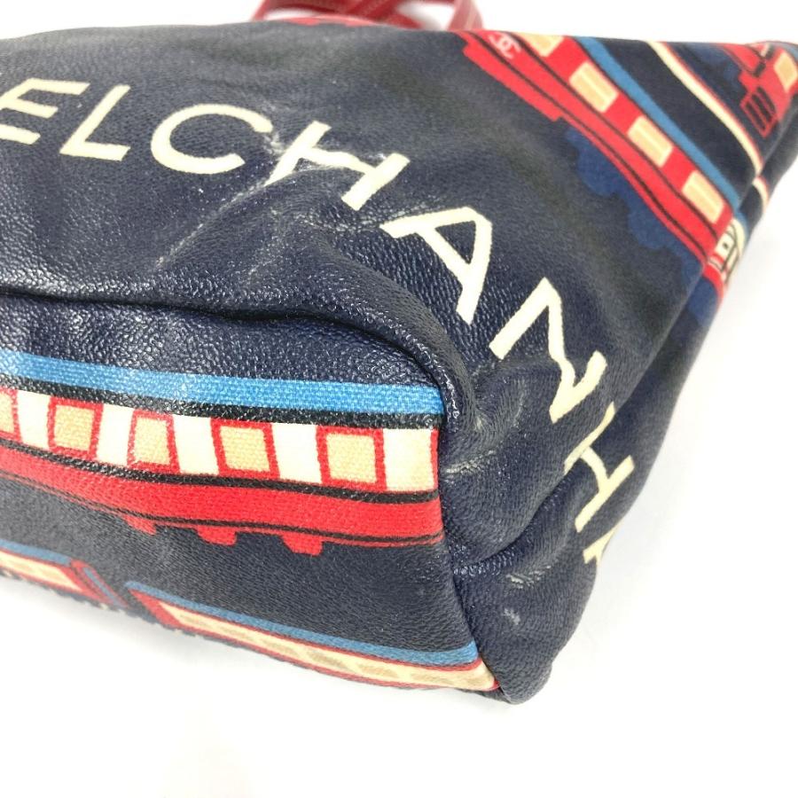 CHANEL シャネル セントラルステーション 肩掛け ショルダーバッグ カバン トートバッグ レッド レディース【中古】 | CHANEL | 05