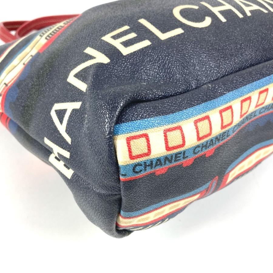 CHANEL シャネル セントラルステーション 肩掛け ショルダーバッグ カバン トートバッグ レッド レディース【中古】 | CHANEL | 06