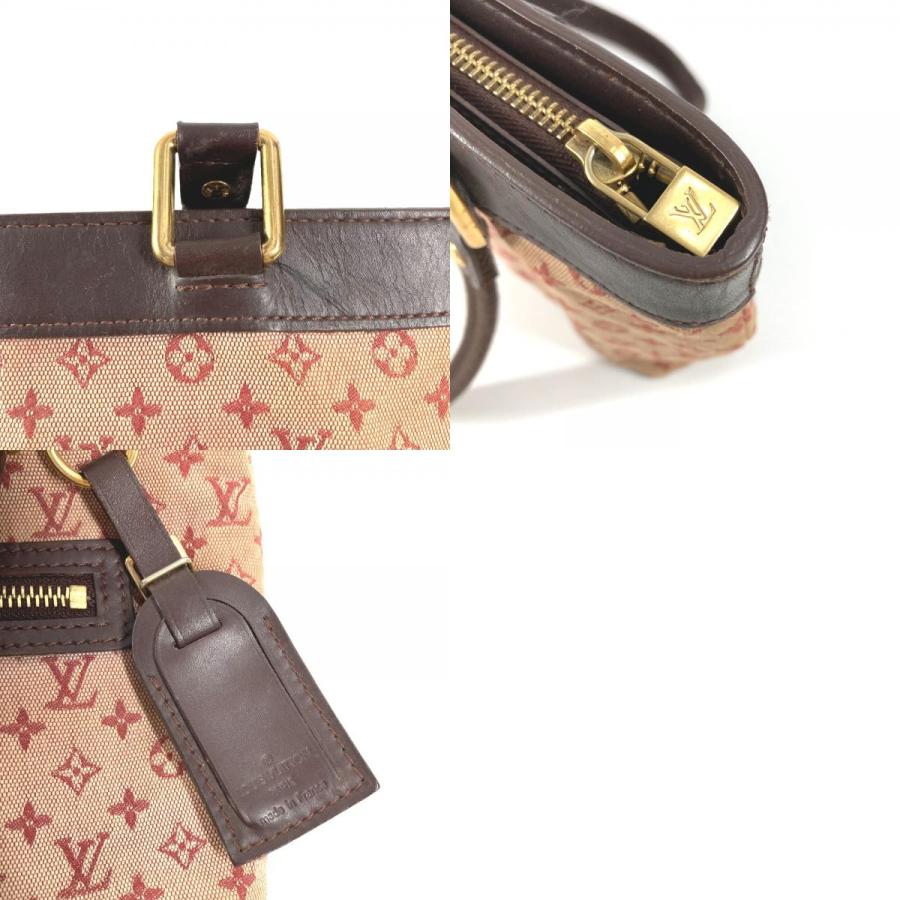 LOUIS VUITTON ルイヴィトン M92678 ルシーユPM カバン ショルダーバッグ 肩掛け モノグラムミニ トートバッグ レッド レディース【中古】 | LOUIS VUITTON | 09