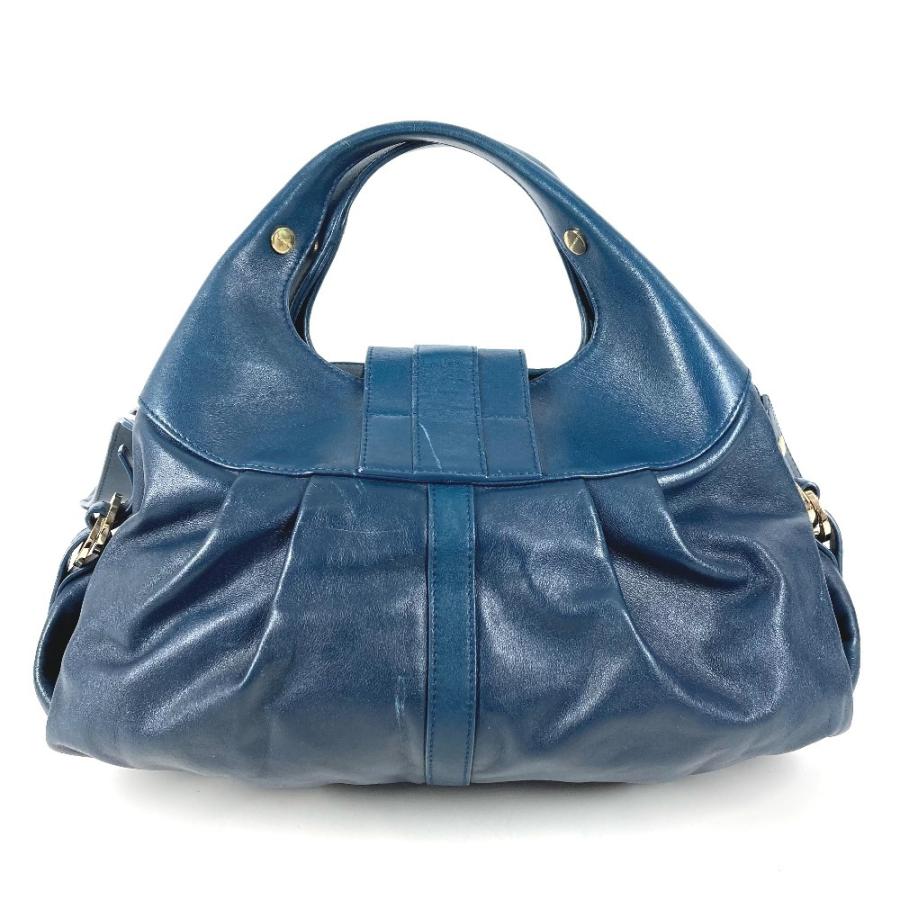 BVLGARI ブルガリ チャンドラ トートバッグ 2WAYバッグ ハンドバッグ ダブル コイン ブルガリブルガリロゴ ショルダーバッグ 【中古】 | BVLGARI | 01