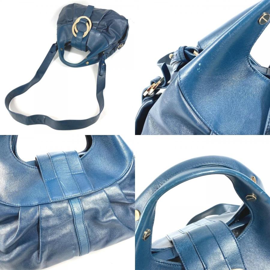BVLGARI ブルガリ チャンドラ トートバッグ 2WAYバッグ ハンドバッグ ダブル コイン ブルガリブルガリロゴ ショルダーバッグ 【中古】 | BVLGARI | 07