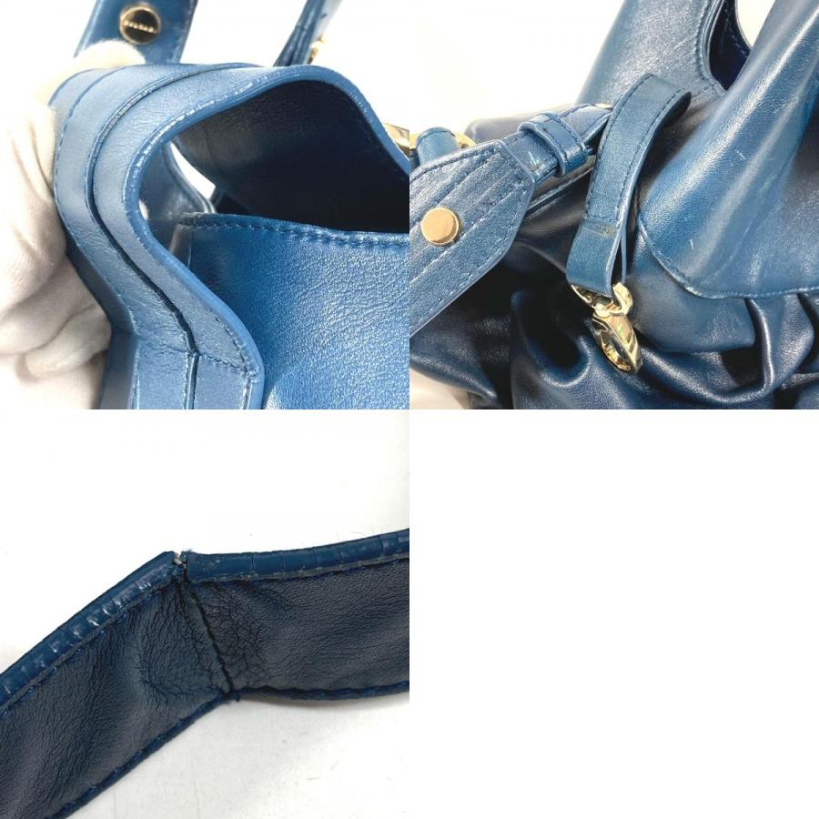 BVLGARI ブルガリ チャンドラ トートバッグ 2WAYバッグ ハンドバッグ ダブル コイン ブルガリブルガリロゴ ショルダーバッグ 【中古】 | BVLGARI | 09