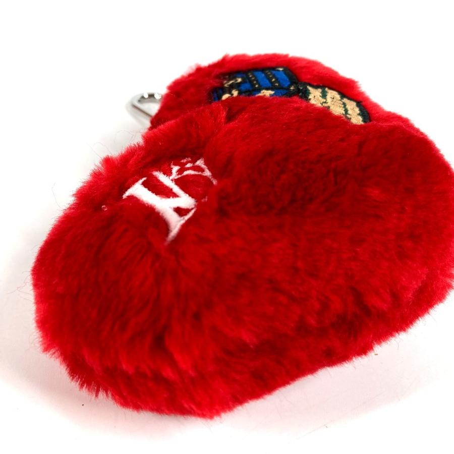未使用 LOUIS VUITTON ルイヴィトン M03171 バッグチャーム LV ラッキー ハート バッグチャーム ファー キーホルダー レッド【中古】 | LOUIS VUITTON | 05
