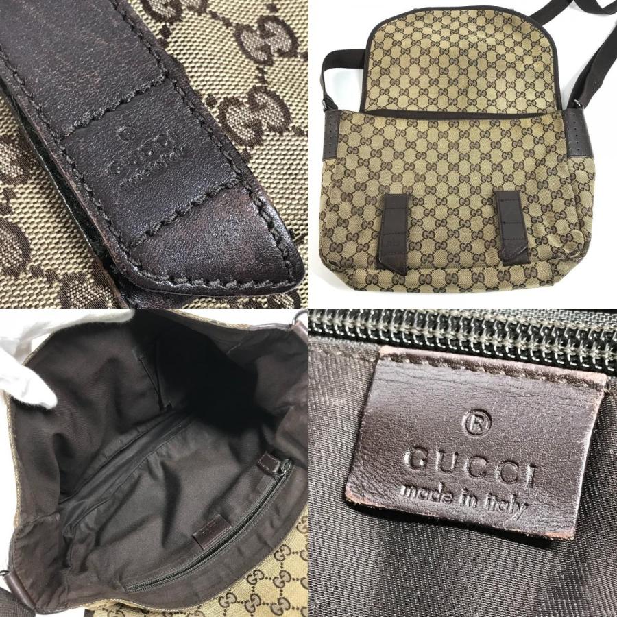 GUCCI グッチ 145858 GG カバン フラップ ショルダーバッグ GUCCI