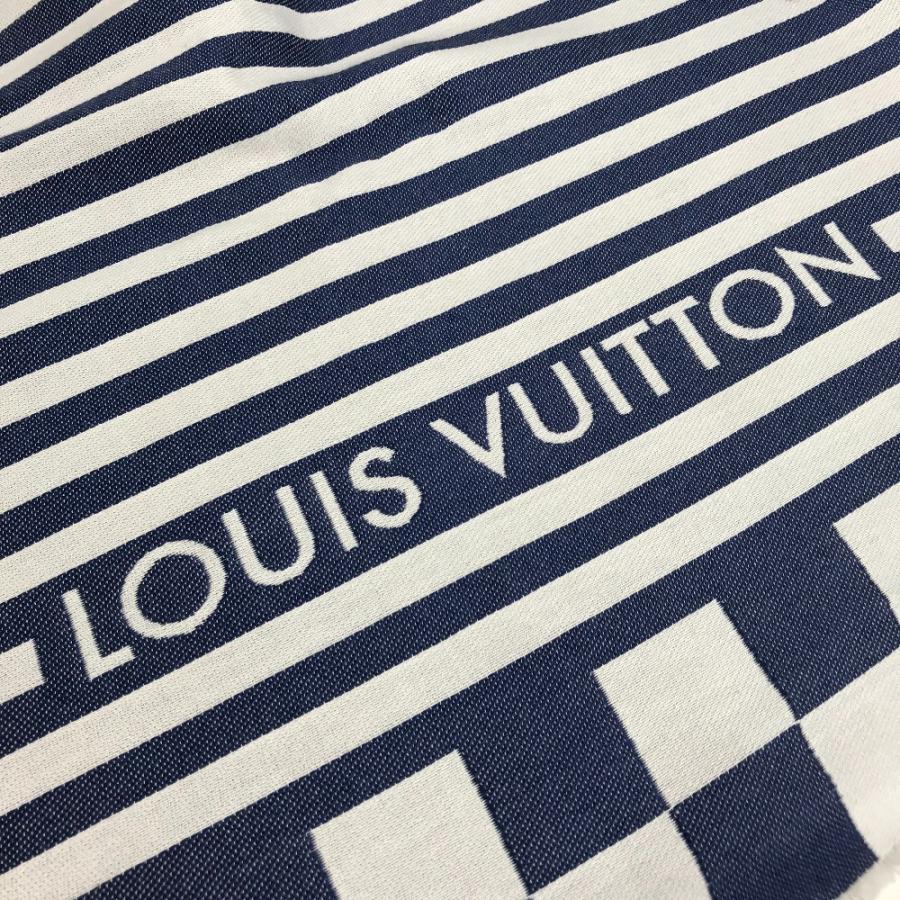 美品 LOUIS VUITTON ルイヴィトン M78404 LV グラフィカル ビーチブランケット  タオル ストライプ ブランケット ブルー 【中古】 | LOUIS VUITTON | 04