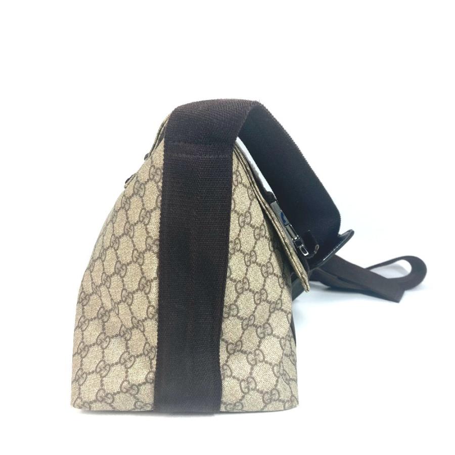 GUCCI グッチ 122374 GGプラス フラップ 斜め掛け メッセンジャーバッグ カバン ショルダーバッグ ベージュ ユニセックス【中古】 | GUCCI | 02