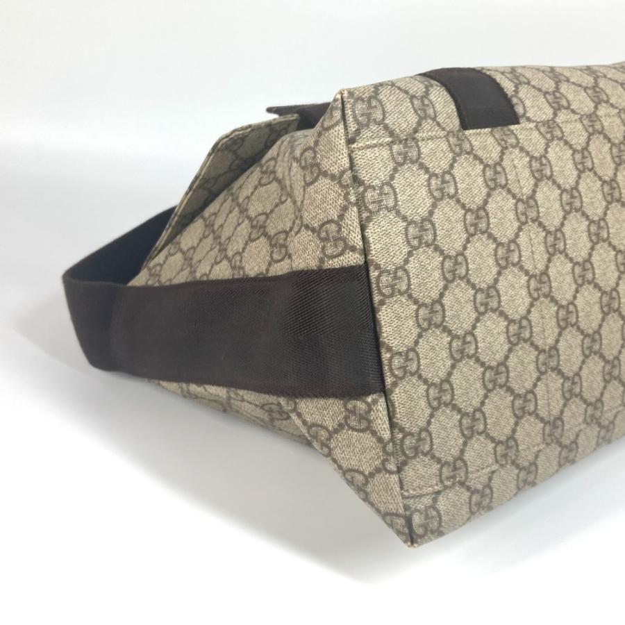 GUCCI グッチ 122374 GGプラス フラップ 斜め掛け メッセンジャーバッグ カバン ショルダーバッグ ベージュ ユニセックス【中古】 | GUCCI | 06