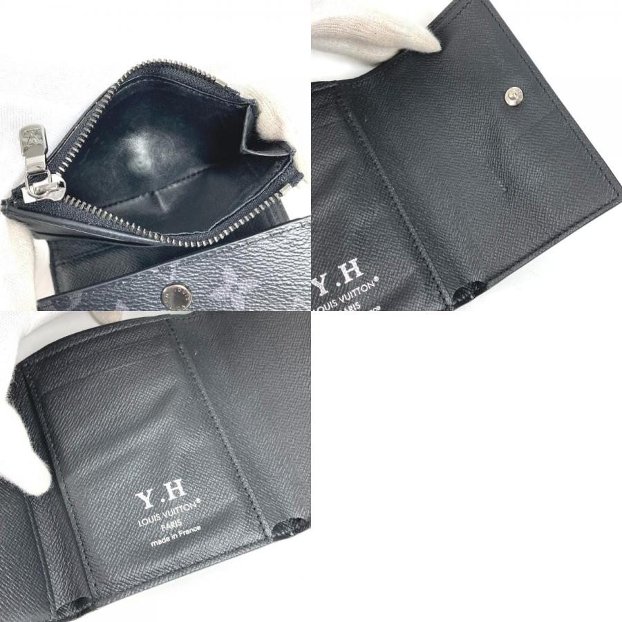 LOUIS VUITTON ルイヴィトン M12598 ヴィクターウォレット コンパクトウォレット モノグラムエクリプス 3つ折り財布 ブラック【中古】 | LOUIS VUITTON | 09