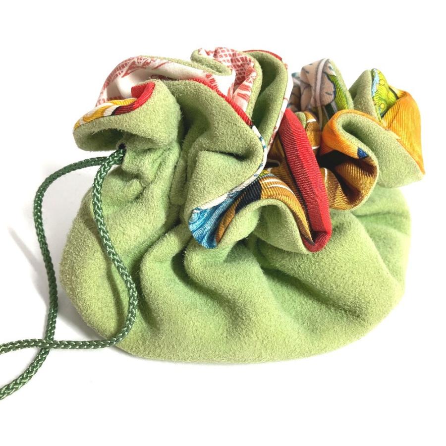 HERMES エルメス ブルスアビジュー アニマル柄 巾着ポーチ マルチポーチ ポーチ マルチカラー レディース【中古】 | HERMES | 02