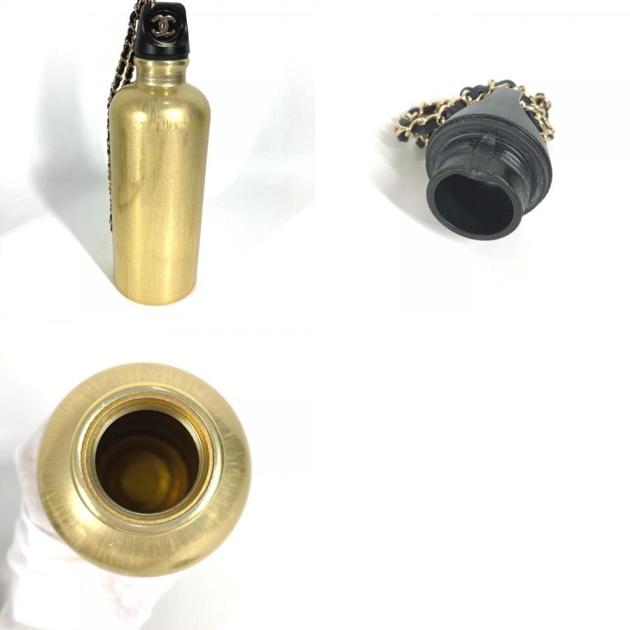 CHANEL シャネル  AS1324  CC ココマーク ロゴ チェーン ケース付き  カバン  ウォーターボトル ショルダーバッグ ブラック 【中古】 | CHANEL | 09