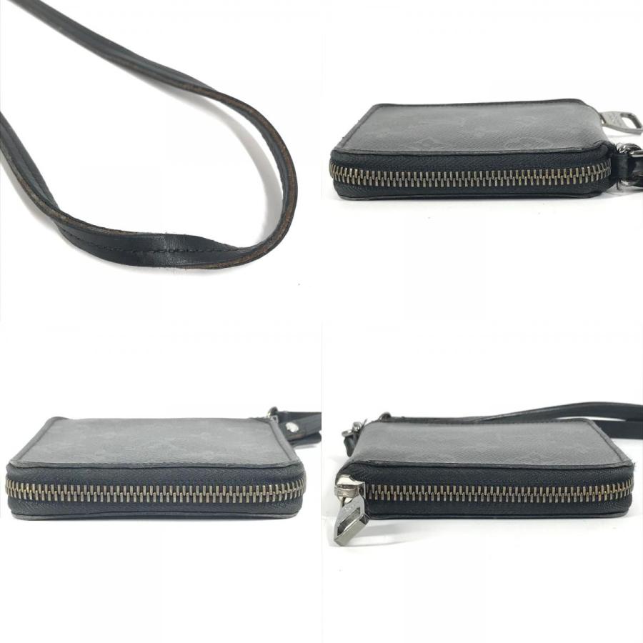 LOUIS VUITTON ルイヴィトン M80426  ジッピー コンパクトウォレット ネックストラップ付  モノグラムエクリプス 2つ折り財布【中古】 | LOUIS VUITTON | 08