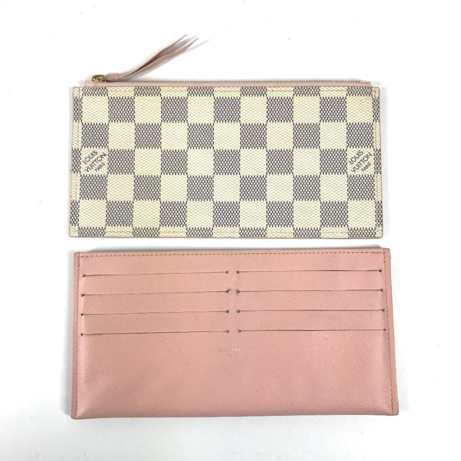 LOUIS VUITTON ルイヴィトン N60235  ポシェットフェリシーGM  長財布 ダミエアズール ショルダーバッグ ホワイト レディース【中古】 | LOUIS VUITTON | 06