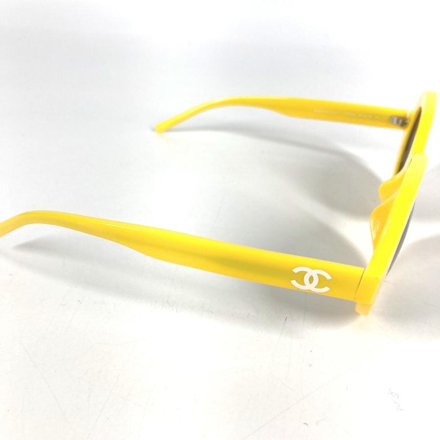 CHANEL シャネル 71314A ファレルウィリアムス PHARREL めがね メガネ アイウェア 眼鏡 ロゴ サングラス イエロー レディース【中古】の画像
