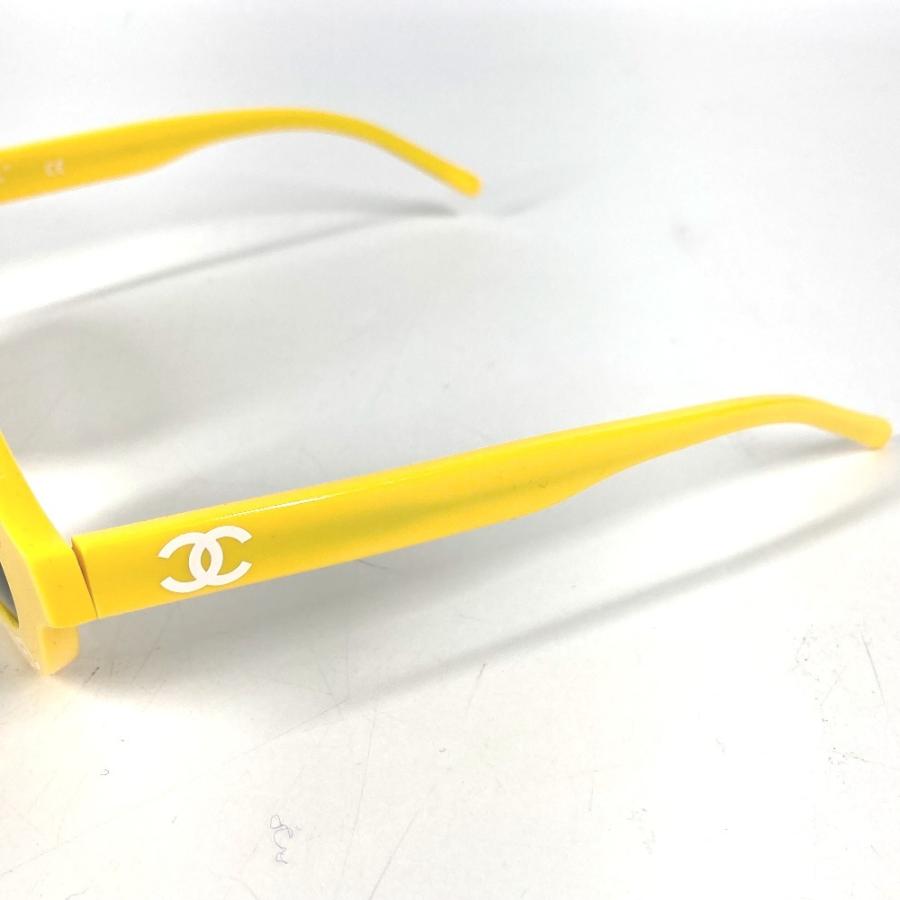 CHANEL シャネル 71314A ファレルウィリアムス PHARREL めがね メガネ アイウェア 眼鏡 ロゴ サングラス イエロー レディース【中古】の画像